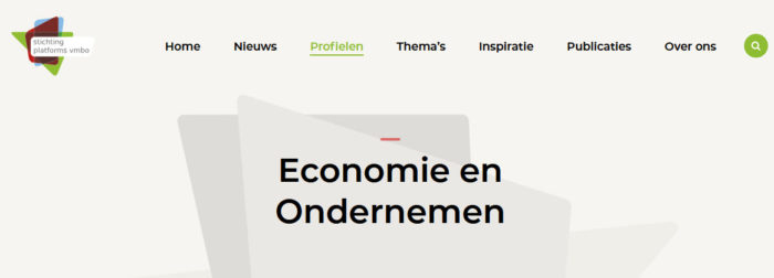 Informatie profiel Economie & Ondernemen - Stichting Platform vmbo Economie